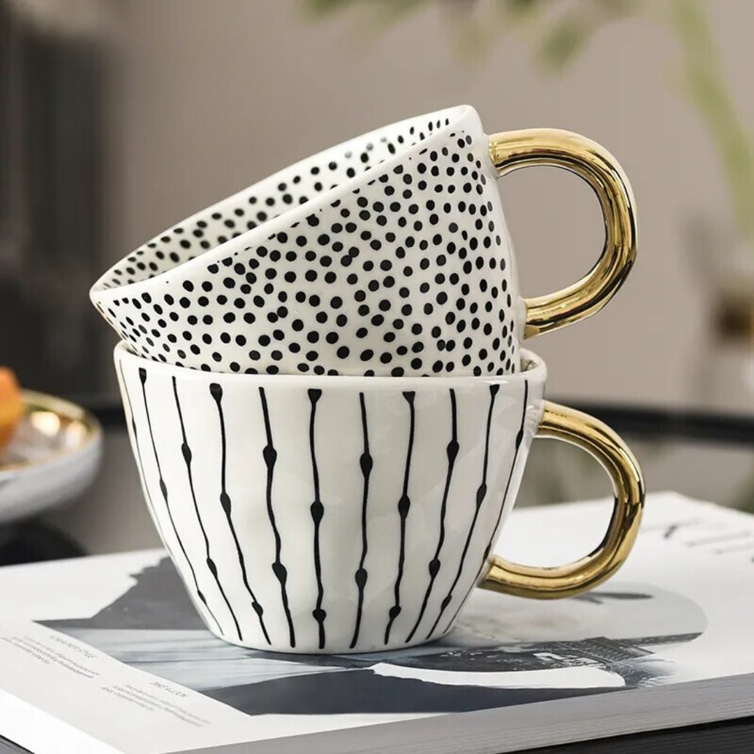 Avtoit | GeoMug Designer Bags & Cups | Stylish Ceramics | Modern Geometric Patterns