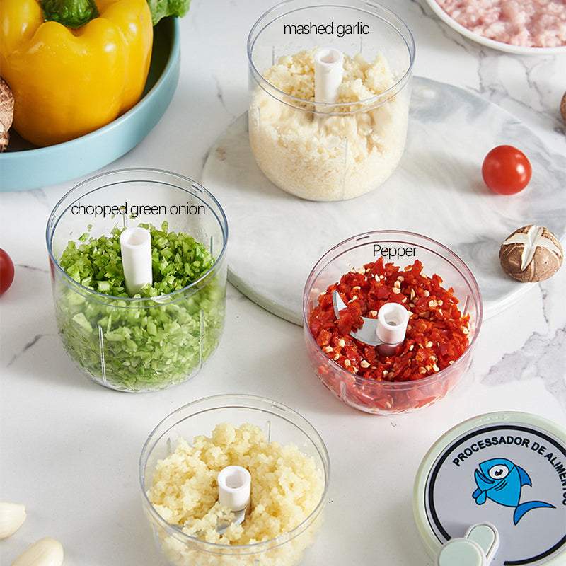 Avtoit | Portable Manual Fast Garlic Vegetable Chopper