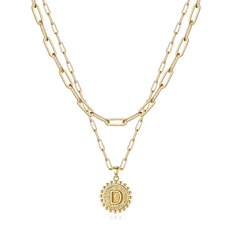 Avtoit | Golden Initial Necklaces for Women