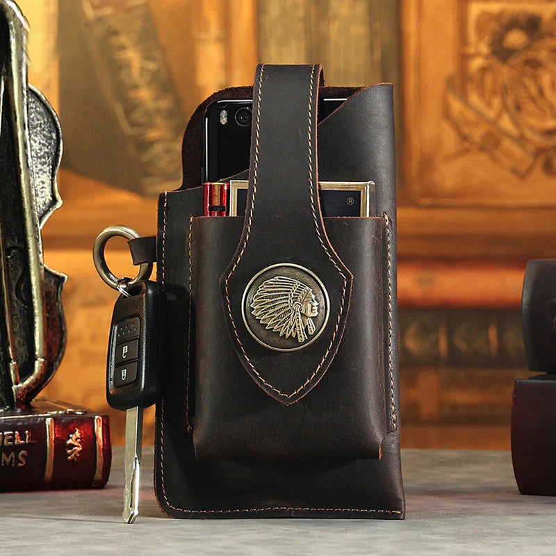 Avtoit | Multifunctional Leather Mobile Phone Bag