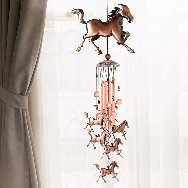 Avtoit | Retro Bronze Horse Wind Chime