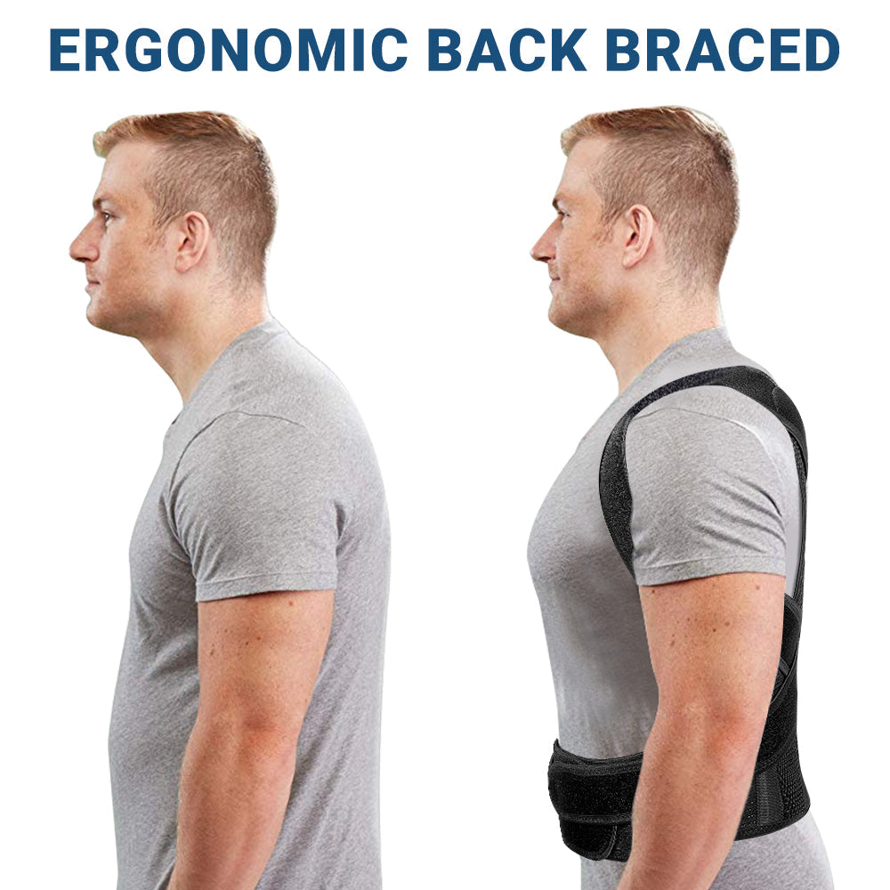 Avtoit | Posture Corrector Back Brace – Adjustable Lumbar Support Belt for Back Pain Relief & Spine Alignment | Unisex UK
