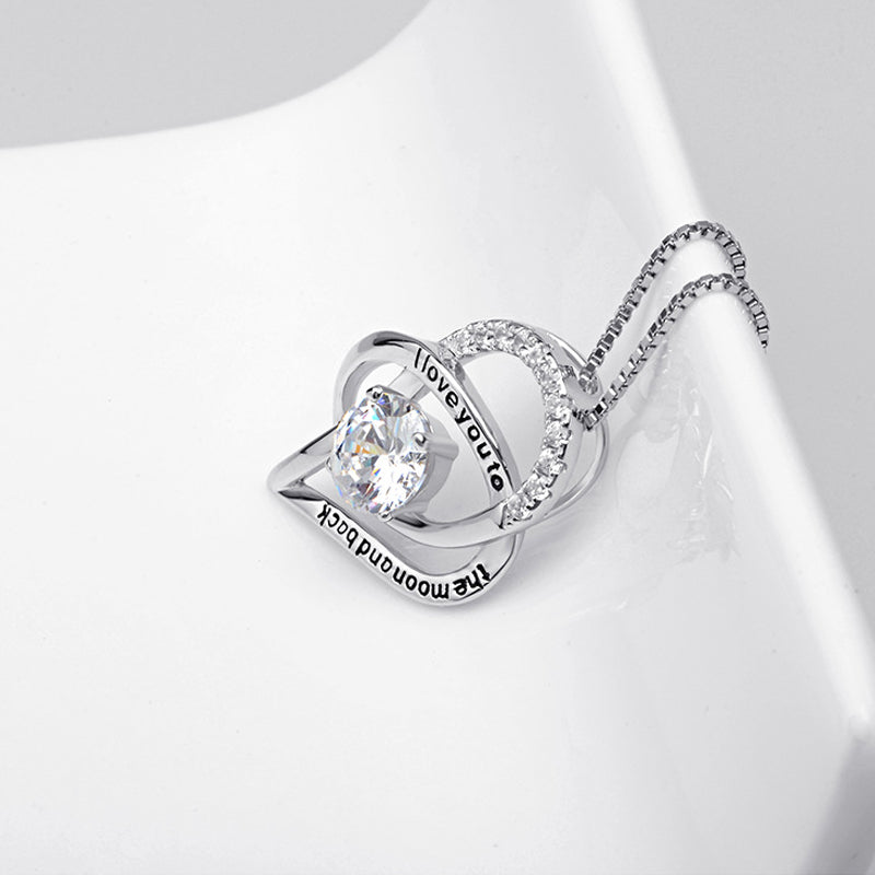 Avtoit | Letter Heart Necklaces for Mom