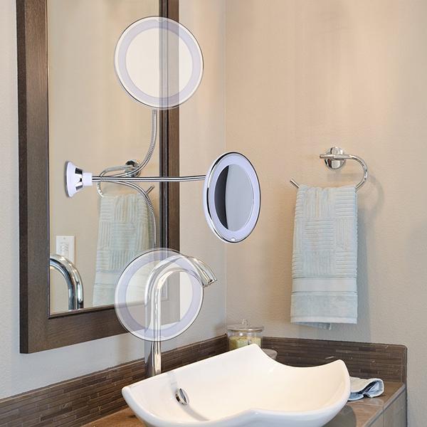 Avtoit | 10x magnification LED illuminated makeup mirror