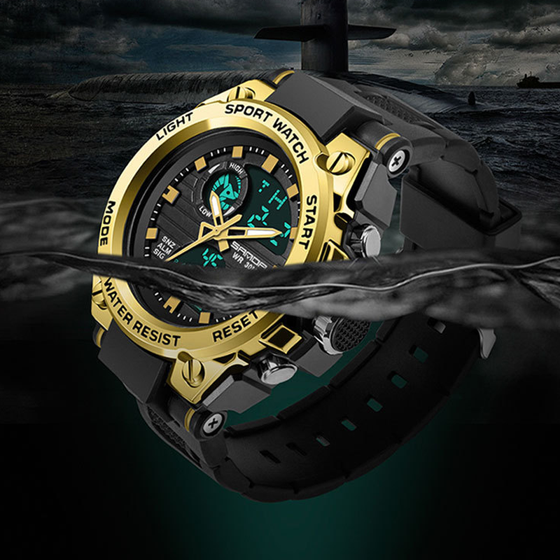Avtoit | Men's Double Display Waterproof Luminous Watch