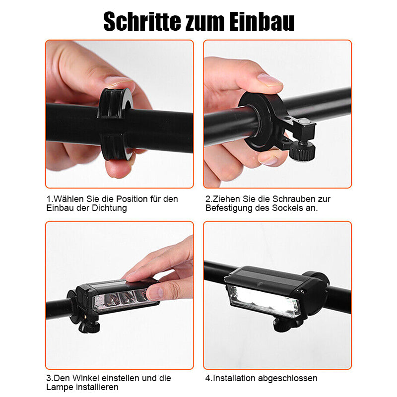Avtoit | Ultra-Bright Rechargeable LED Bike Light – 900 Lumen Bicycle Headlight for Night Riding