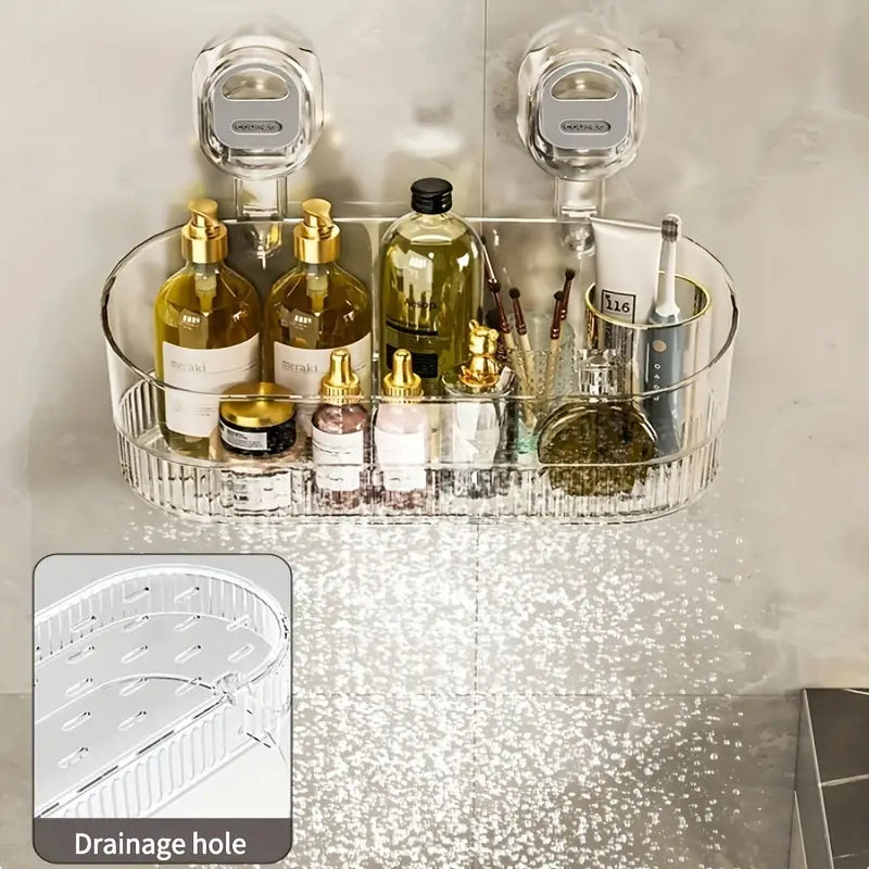 Avtoit | No-Drill Bathroom Suction Cup Storage Box