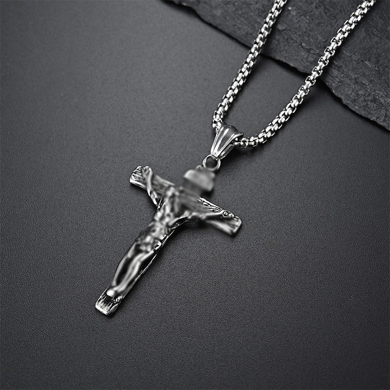 Avtoit | Titanium Steel Cross Pendant Necklace