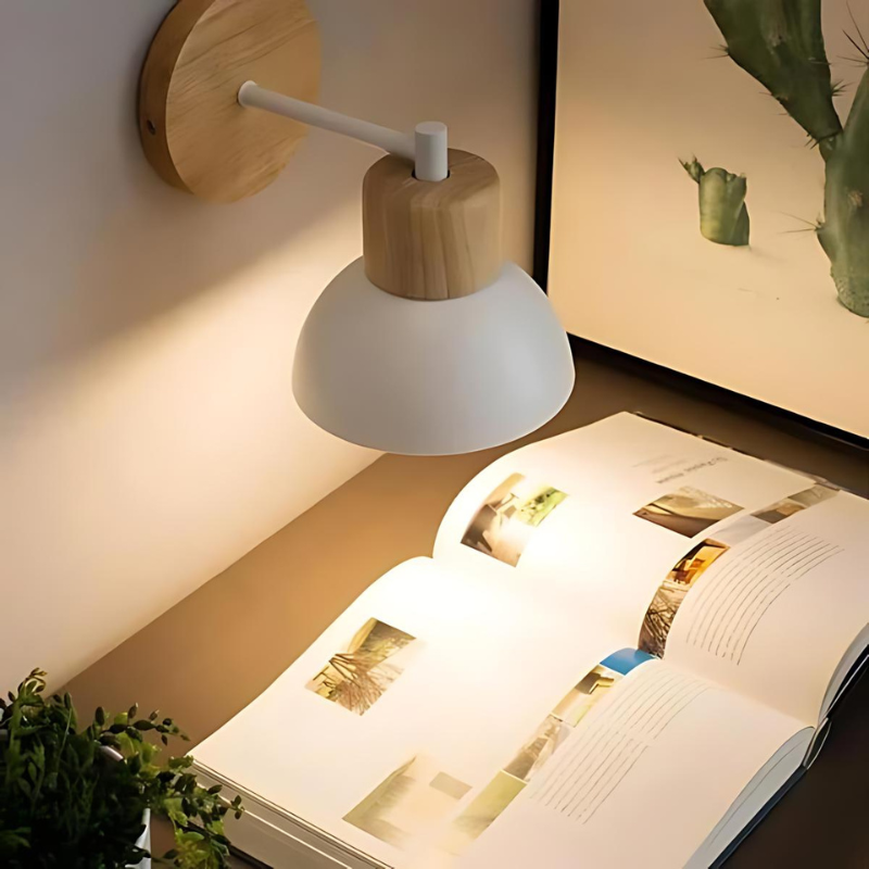 Avtoit | Stylish wall lamp made of wood for a harmonious home