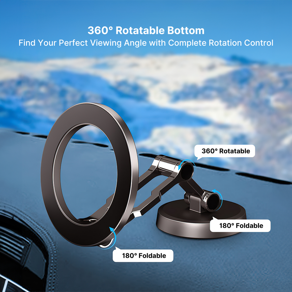 Avtoit | Top Rated Magnetic Car Phone Holder with Adjustable Stand - Best Auto Phone Mount for iPhone