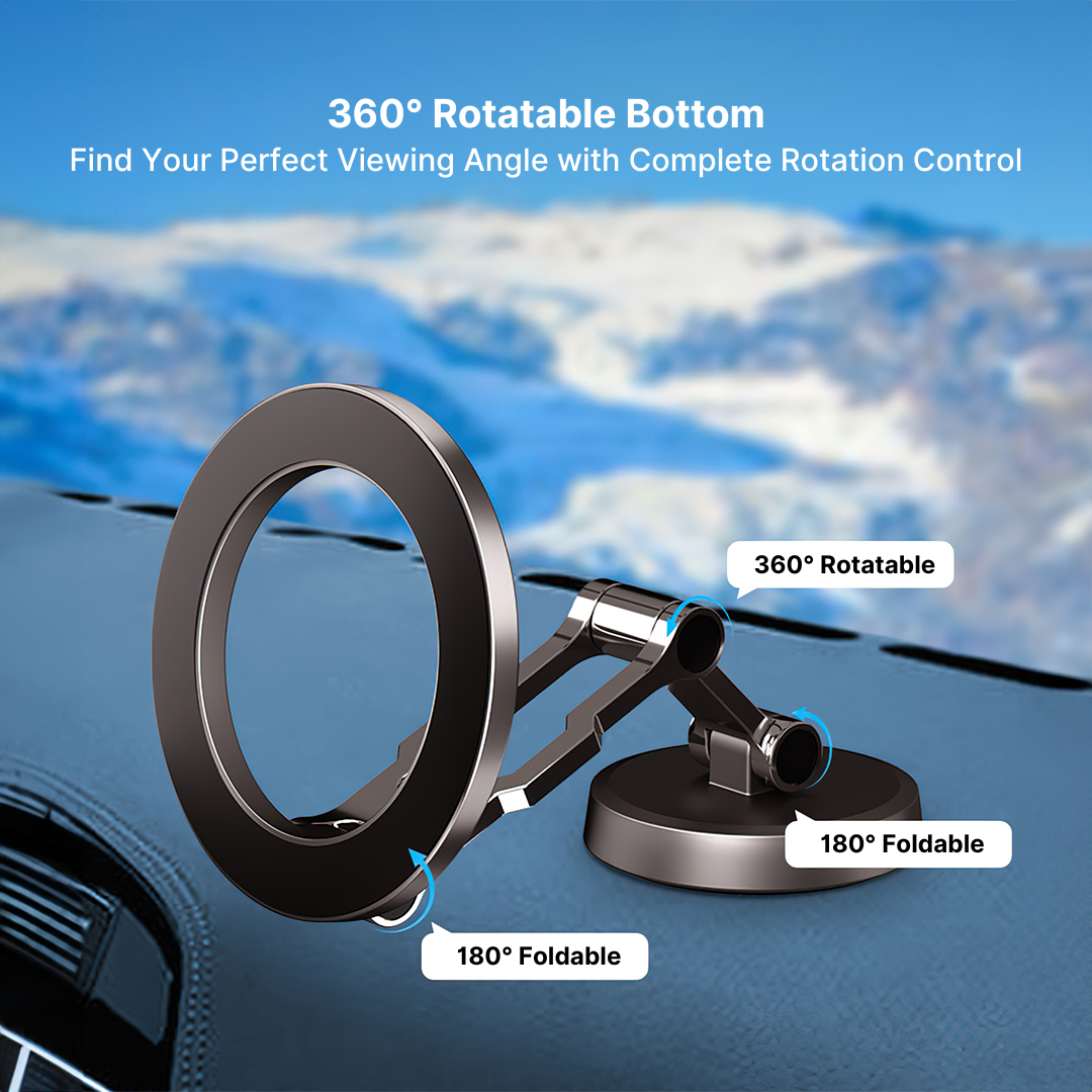 Avtoit | Top Rated Magnetic Car Phone Holder with Adjustable Stand - Best Auto Phone Mount for iPhone