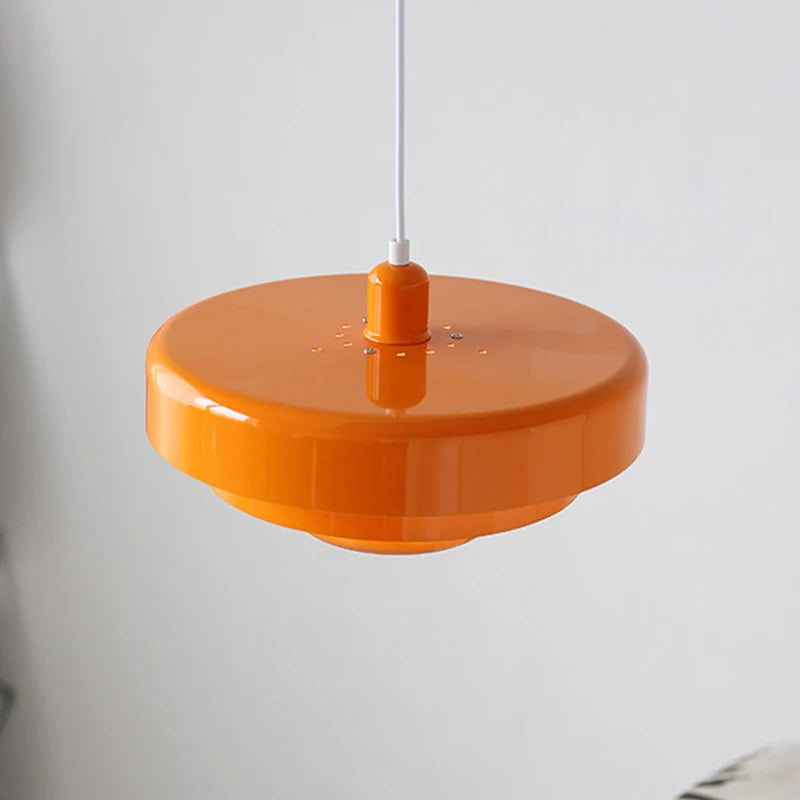 Avtoit | Vintage Italian Pendant Light – Elegant Orange & Green Hanging Light for Modern Homes