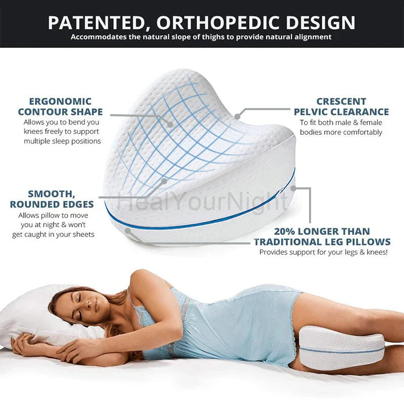 Avtoit | Ergonomic Memory Foam Pillow for Legs