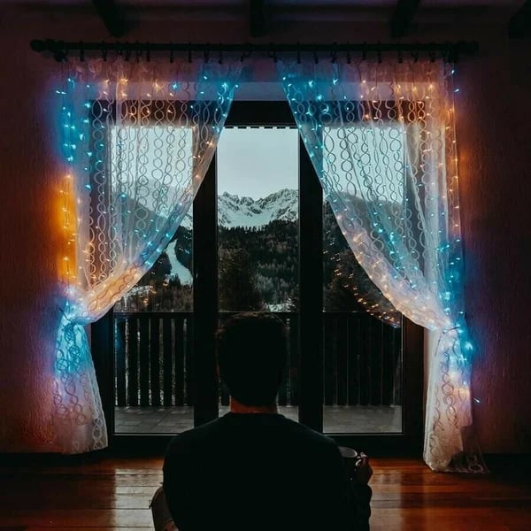 Avtoit | LED Rainbow Curtain Lights — Color Changing Waterproof Decoration