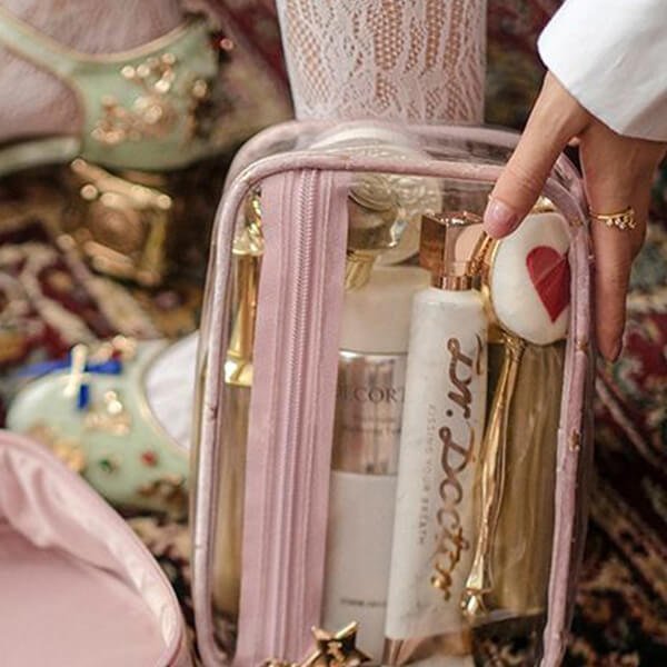 Avtoit | Large capacity velvet cosmetic bag + wash bag