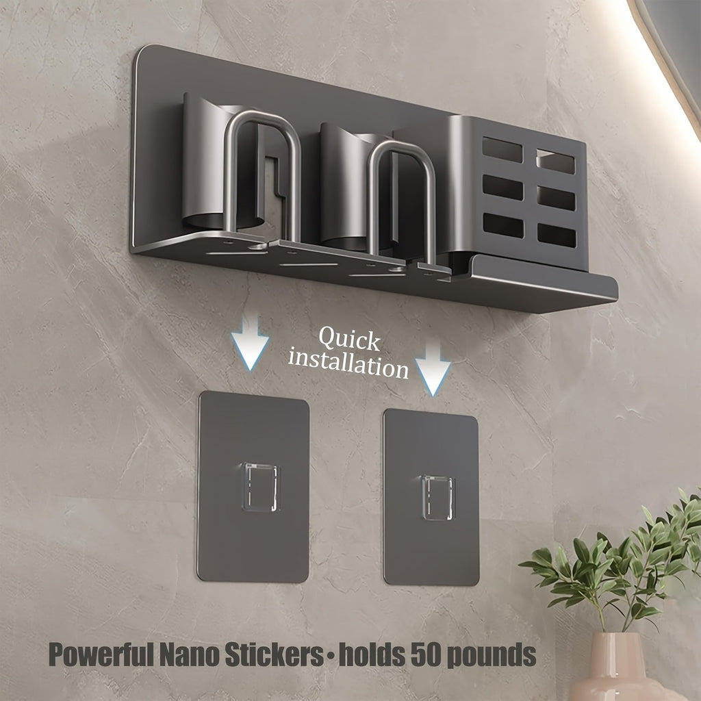 Avtoit | BristleHub Wall-Mounted Electric Toothbrush Holder – Aluminium Bathroom Organiser with Drainage Holes