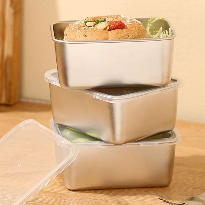 Avtoit | Stainless Steel Food Storage Container with Lid, Lunch, Snack Storage Box