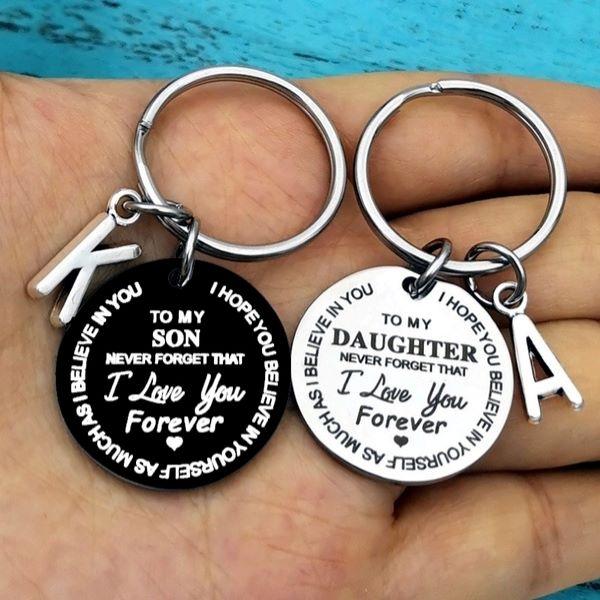 Avtoit | To my son/daughter keychain (BLACK)