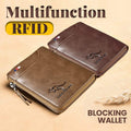 Avtoit | Men's Essentials-Multi-functional RFID Blocking Waterproof Durable PU Leather Wallet