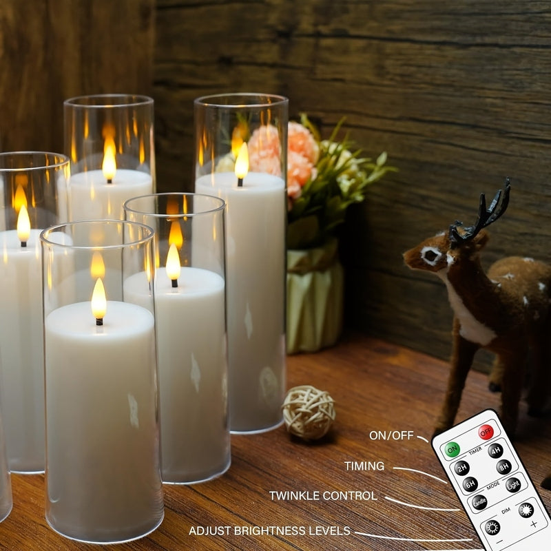 Avtoit | HolidaySpark - 5 LED Flameless Candles for Festive Cheer