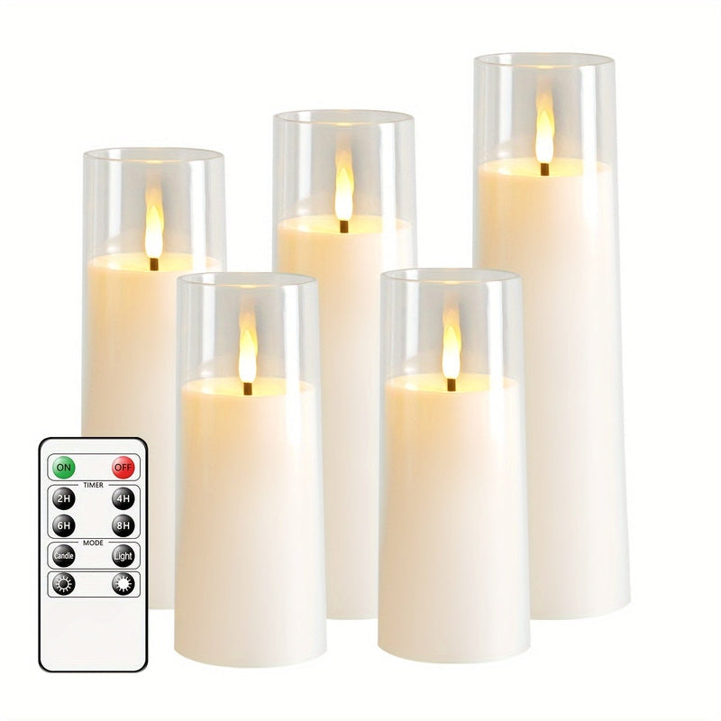 Avtoit | HolidaySpark - 5 LED Flameless Candles for Festive Cheer