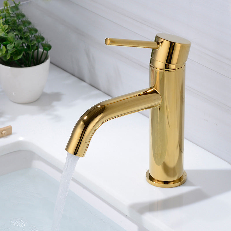 Avtoit | Modern 1-Hand Basin Faucet Gold Brushed Sink Faucet Brass
