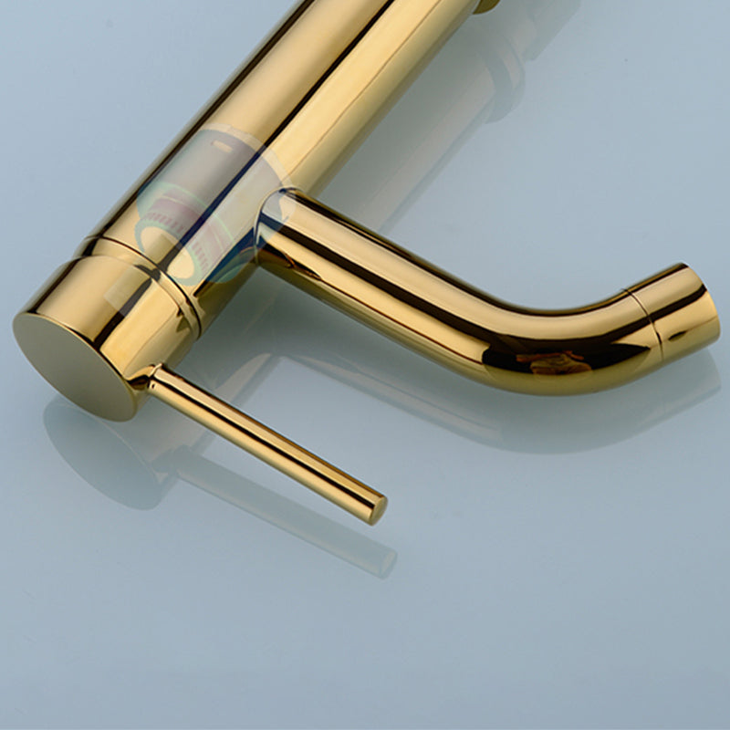 Avtoit | Modern 1-Hand Basin Faucet Gold Brushed Sink Faucet Brass