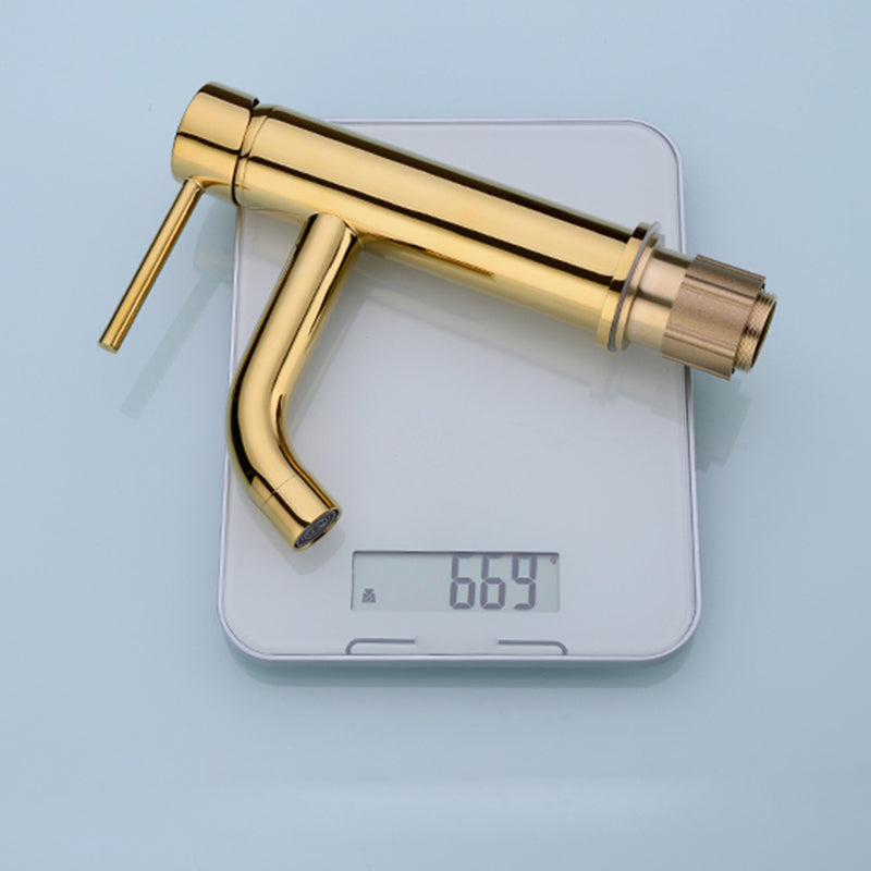 Avtoit | Modern 1-Hand Basin Faucet Gold Brushed Sink Faucet Brass