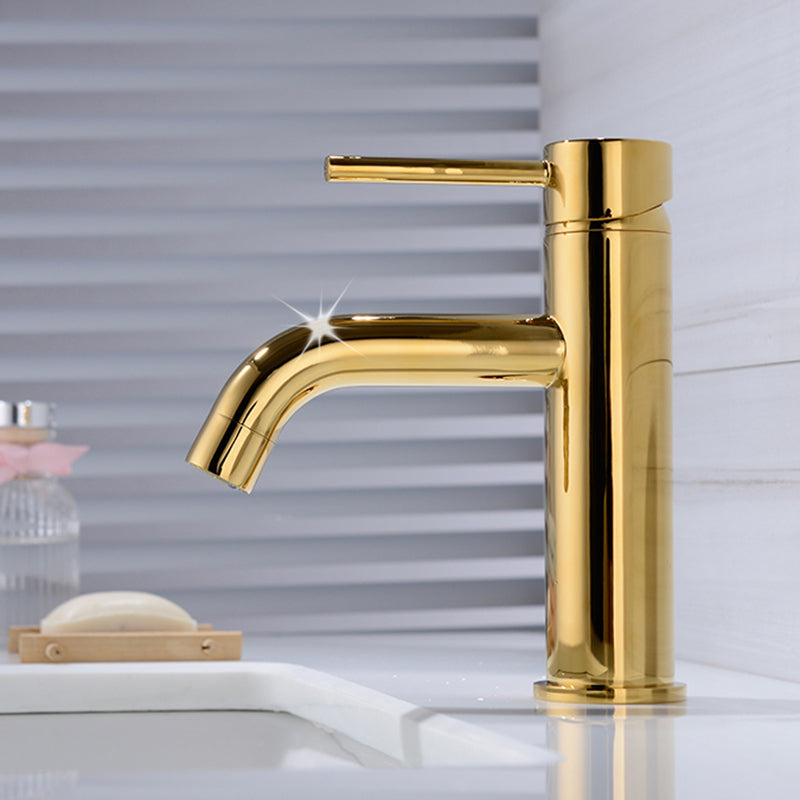 Avtoit | Modern 1-Hand Basin Faucet Gold Brushed Sink Faucet Brass