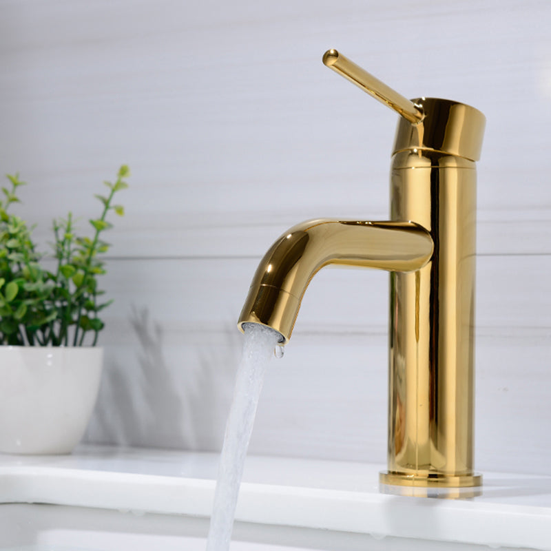 Avtoit | Modern 1-Hand Basin Faucet Gold Brushed Sink Faucet Brass