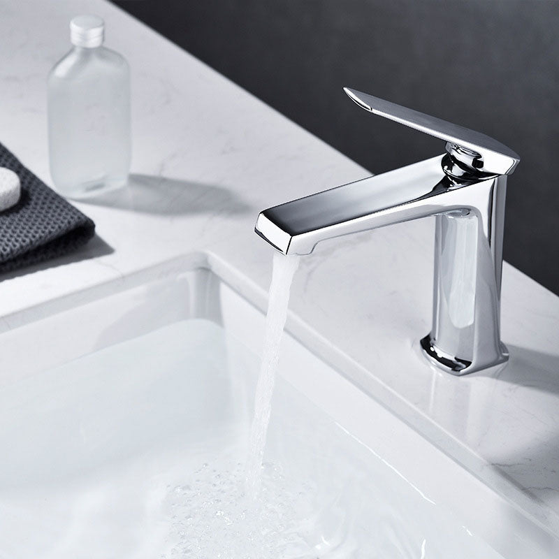 Avtoit | Modern basin tap lever handle copper low arc basin tap
