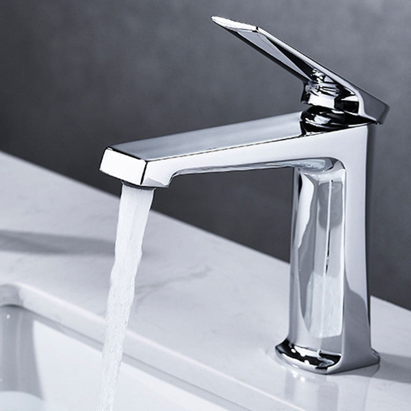 Avtoit | Modern basin tap lever handle copper low arc basin tap