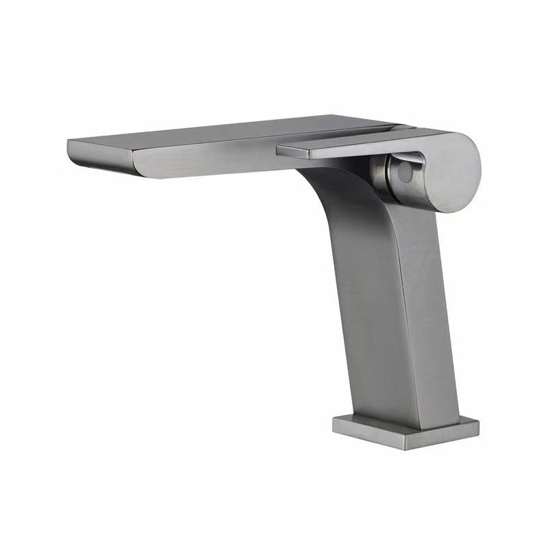 Avtoit | Modern vessel faucet brass lever waterfall spout sink faucet