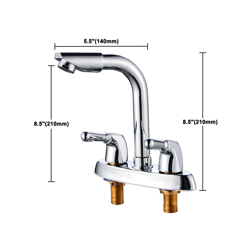 Avtoit | 2-Handle Brushed Nickel Widespread Faucet 2-Hole Centered Bathroom Sink Faucet with Brass