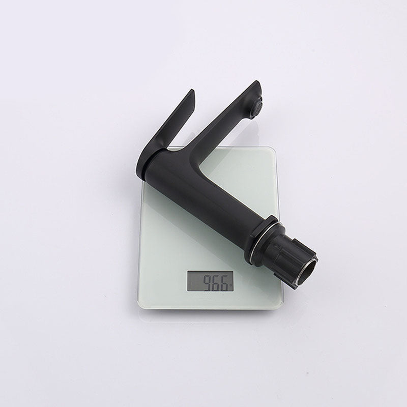 Avtoit | Modern faucet brass lever handles low arc sink bathroom faucet