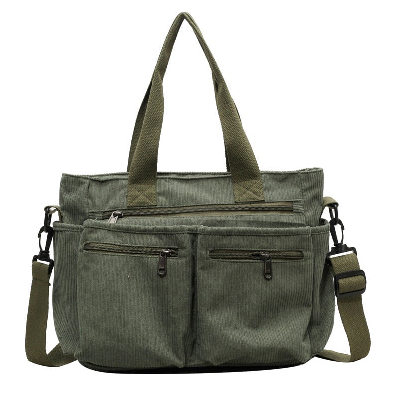 Avtoit | Solid Color Corduroy Tote Bag