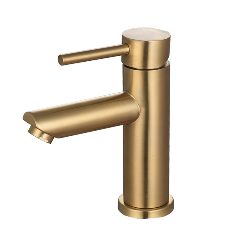 Avtoit | 1-Handle Gold Nickel Wide-Running Faucet Single Hole Lever Sink Faucet with Drain