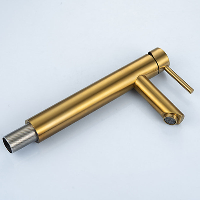 Avtoit | 1-Handle Gold Nickel Wide-Running Faucet Single Hole Lever Sink Faucet with Drain