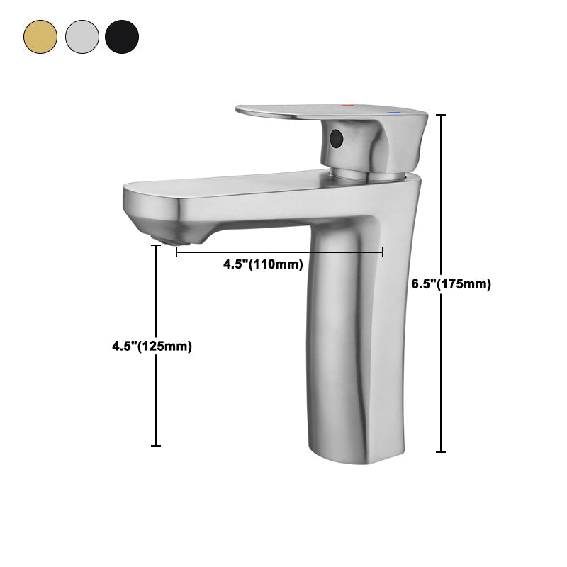 Avtoit | Square 1-Handle Basin Faucet 1 Hole Basin Faucet