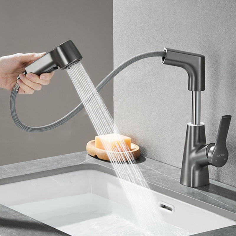 Avtoit | Modern 1-Lever Sink Faucet Round Basin Faucet Brass
