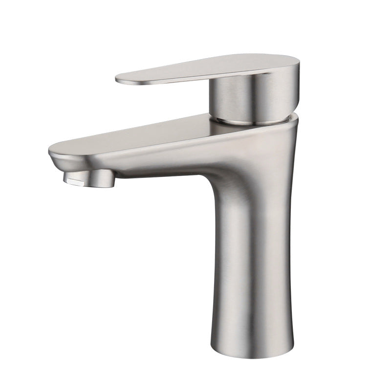 Avtoit | Round Single-Handle Bathroom Faucet Single Hole Sink Faucet in Chrome