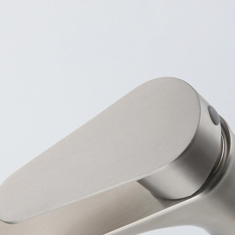 Avtoit | Round Single-Handle Bathroom Faucet Single Hole Sink Faucet in Chrome