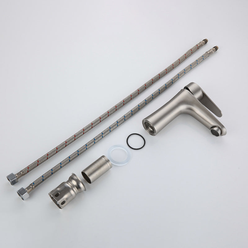 Avtoit | Round Single-Handle Bathroom Faucet Single Hole Sink Faucet in Chrome