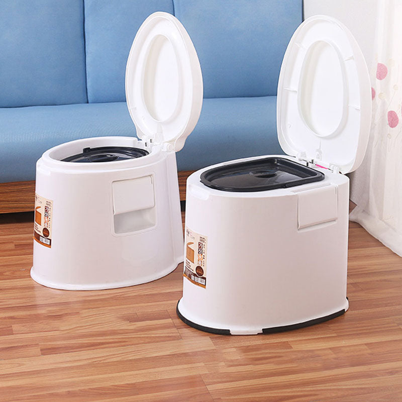 Avtoit | Contemporary Plastic Floor-Mounted Toilet Bowl with Seat for the Bathroom