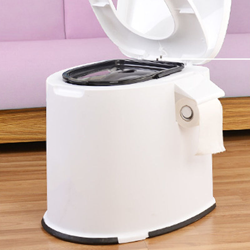 Avtoit | Contemporary Plastic Floor-Mounted Toilet Bowl with Seat for the Bathroom