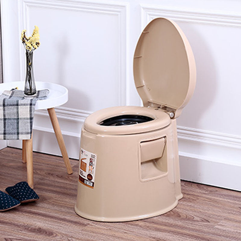 Avtoit | Contemporary Plastic Floor-Mounted Toilet Bowl with Seat for the Bathroom