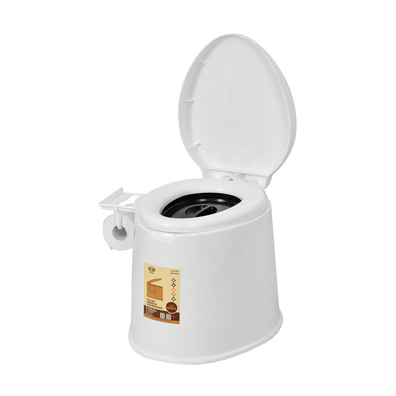 Avtoit | Contemporary Plastic Floor-Mounted Toilet Bowl with Seat for the Bathroom