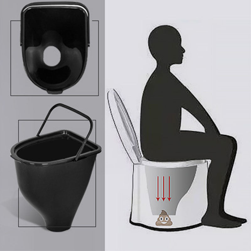 Avtoit | Contemporary Plastic Floor-Mounted Toilet Bowl with Seat for the Bathroom