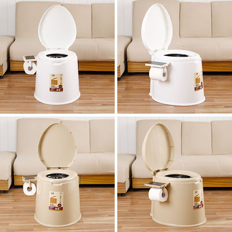 Avtoit | Contemporary Plastic Floor-Mounted Toilet Bowl with Seat for the Bathroom