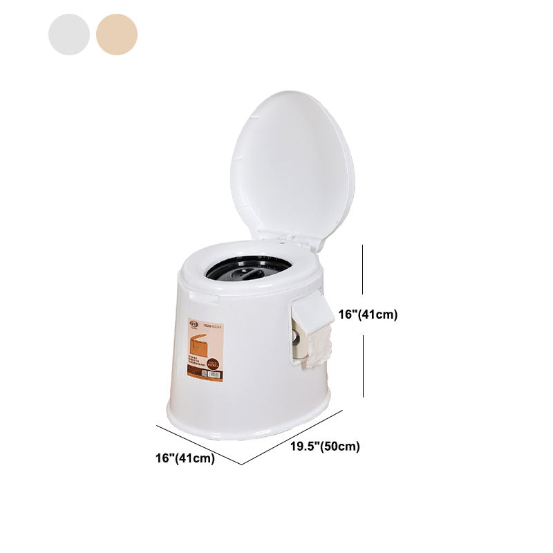 Avtoit | Contemporary Plastic Floor-Mounted Toilet Bowl with Seat for the Bathroom